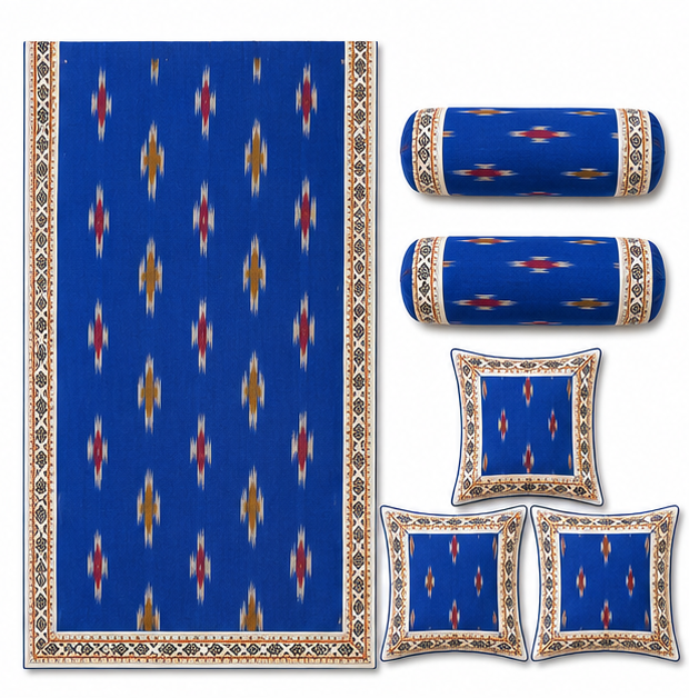 Pochampally Diwan Bed Sheets - Image 3