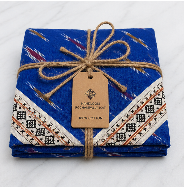 Pochampally Diwan Bed Sheets - Image 5