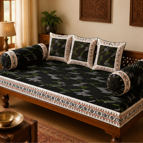 Pochampally Diwan Bed Sheets