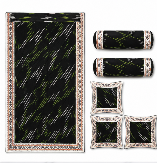 Pochampally Diwan Bed Sheets - Image 3