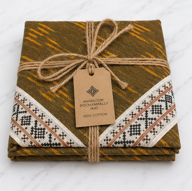 Pochampally Diwan Bed Sheets - Image 4