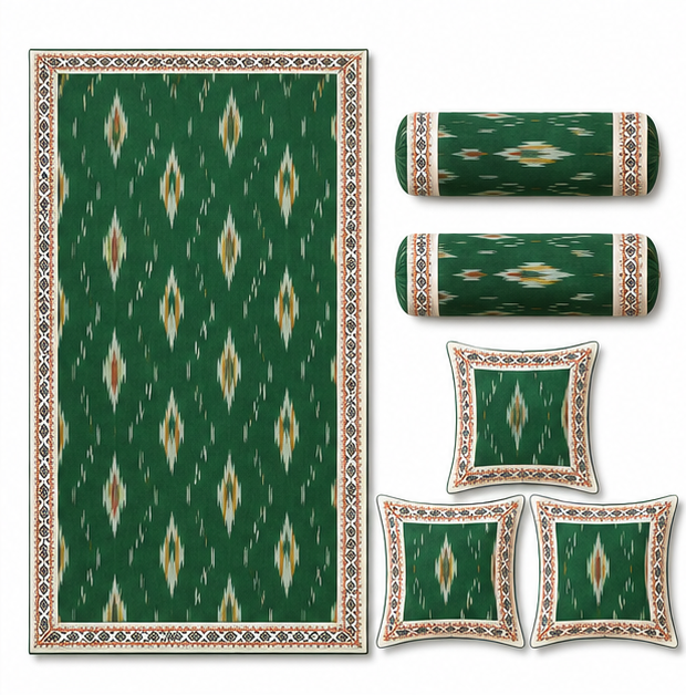 Pochampally Diwan Bed Sheets - Image 3