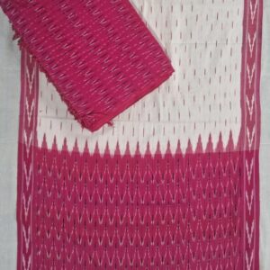 ikkat pure cotton dress material set