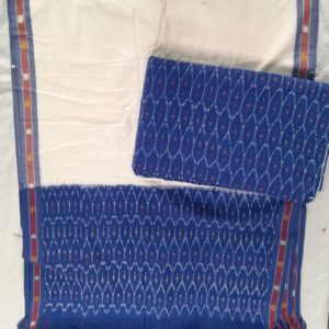 ikkat pure cotton dress material set