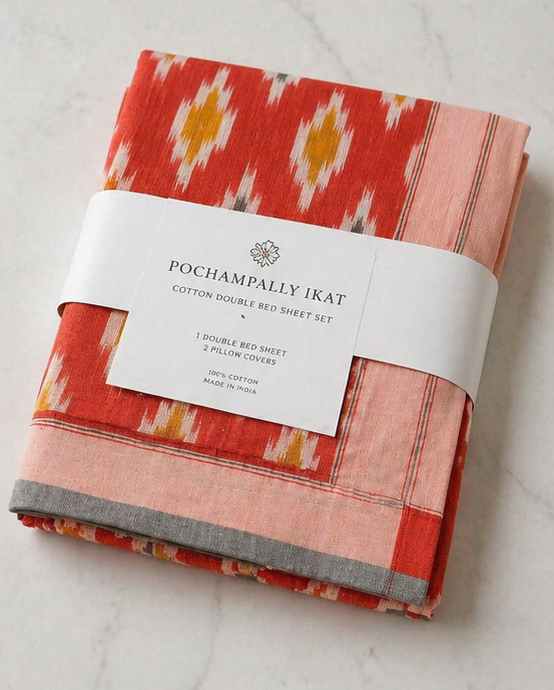 Pochampally Handmade Bed Sheets - Image 2