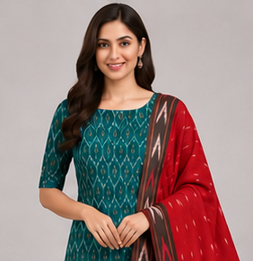 Ikkat Dress Materials