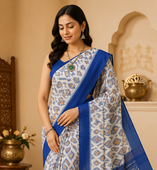 Ikkat Cotton Sarees