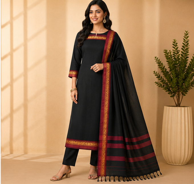 Narayanapet Dress Material Set