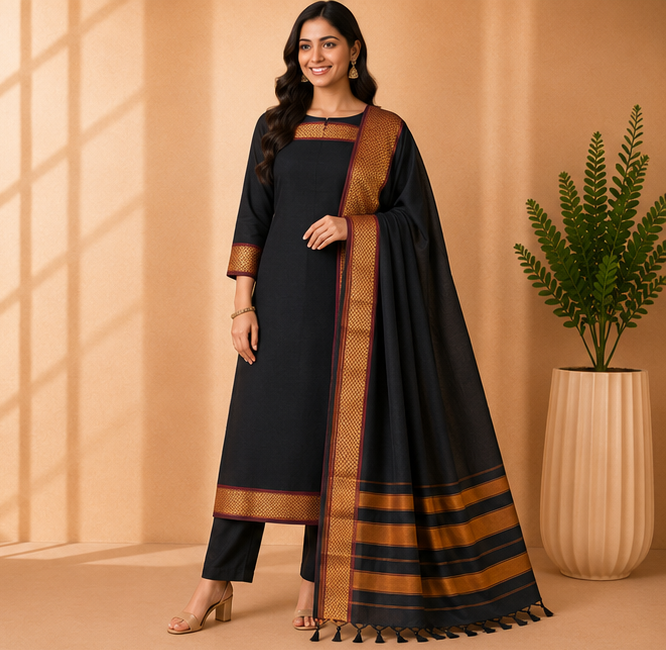 Narayanapet Dress Material Set