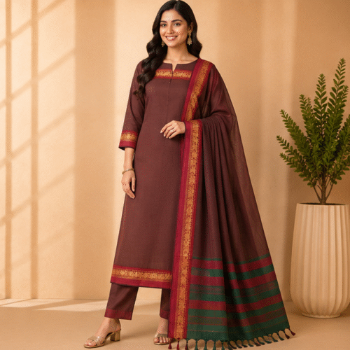 Narayanapet Dress Material Set