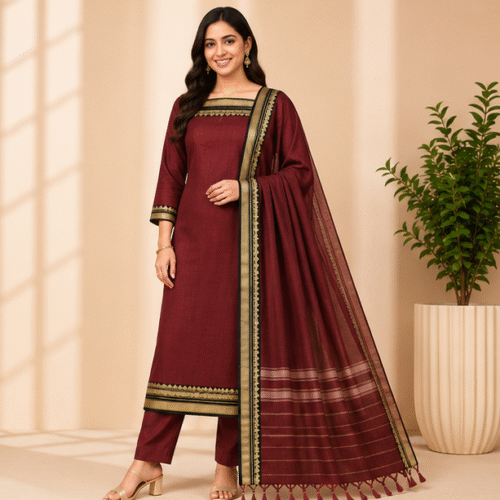 Narayanapet Dress Material Set