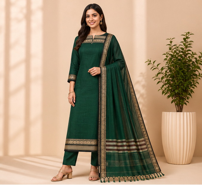 Narayanapet Dress Material Set