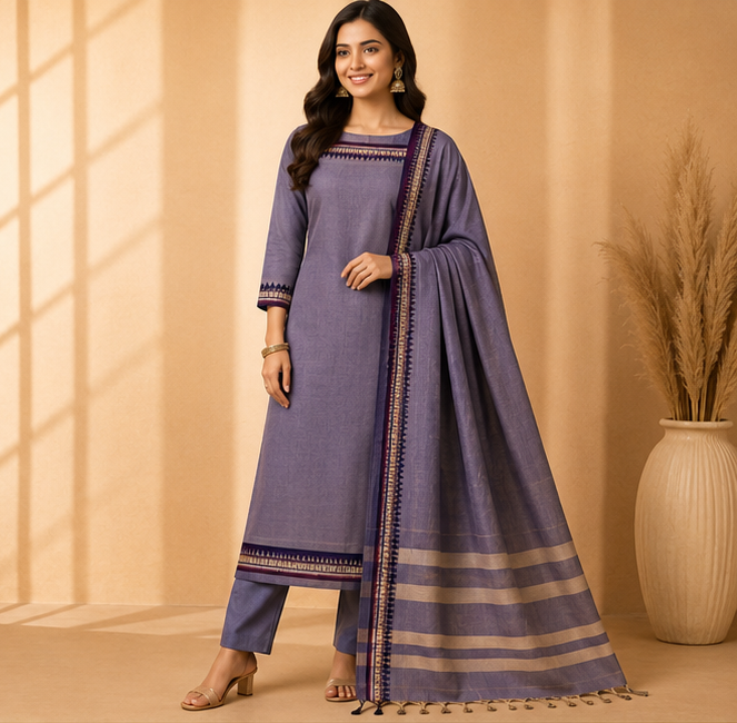 Narayanapet Dress Material Set