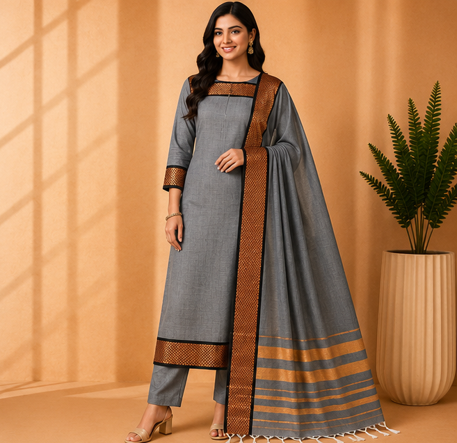 Narayanapet Dress Material Set