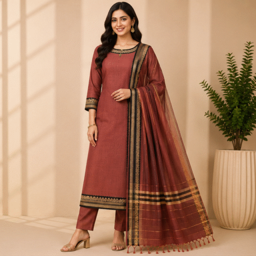 Narayanapet Dress Material Set