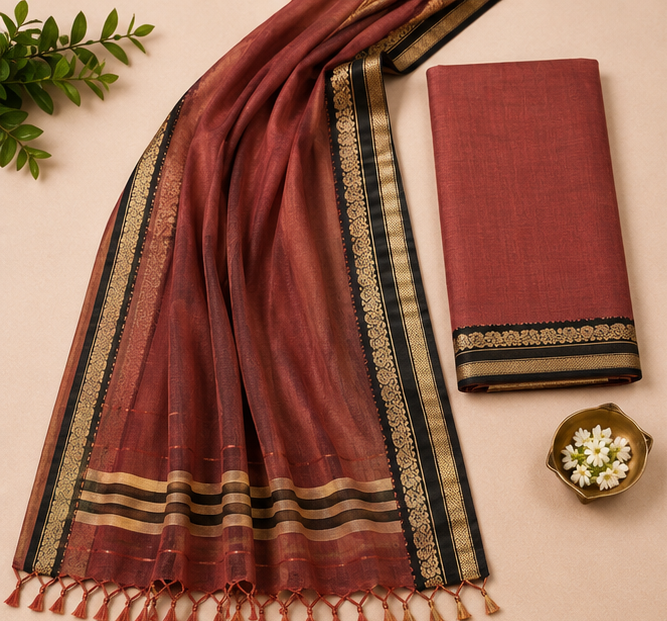 Narayanapet Dress Material Set - Image 2