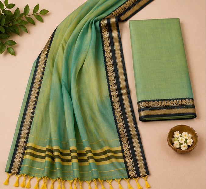 Narayanapet Dress Material Set - Image 2