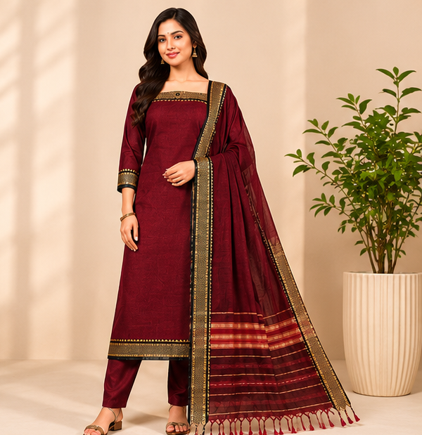Narayanapet Dress Material Set