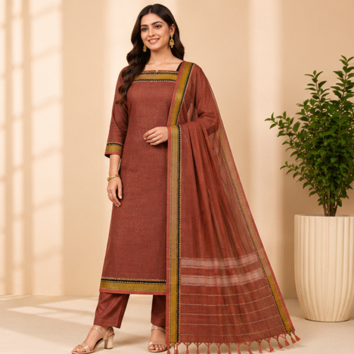Narayanapet Dress Material Set