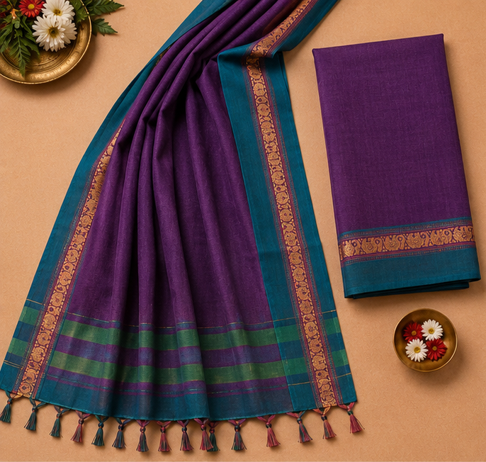 Narayanapet Dress Material Set - Image 2