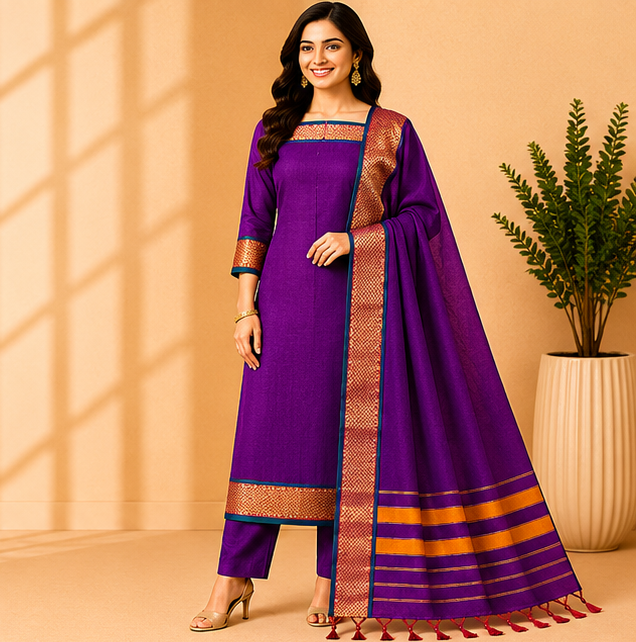 Narayanapet Dress Material Set