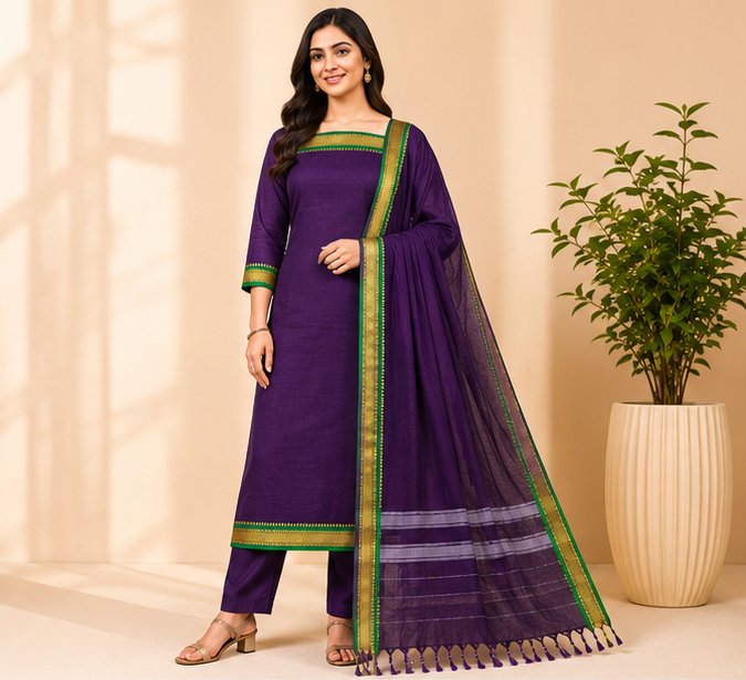 Ikkat Dress Materials
