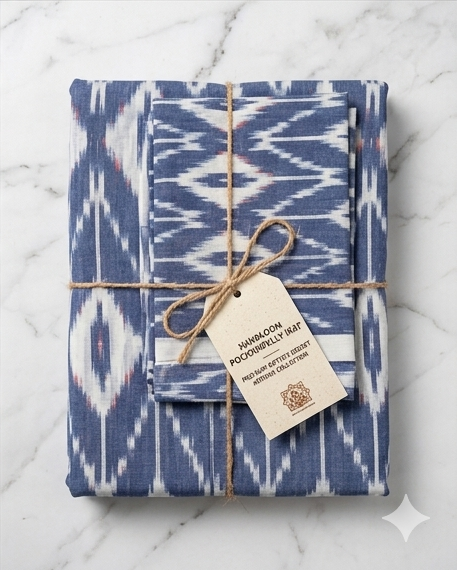 Pochampally Handmade Bed Sheets - Image 4