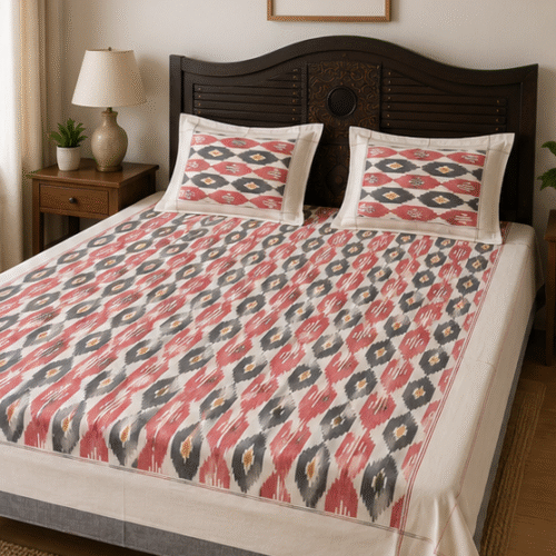 Pochampally Handmade Bed Sheets