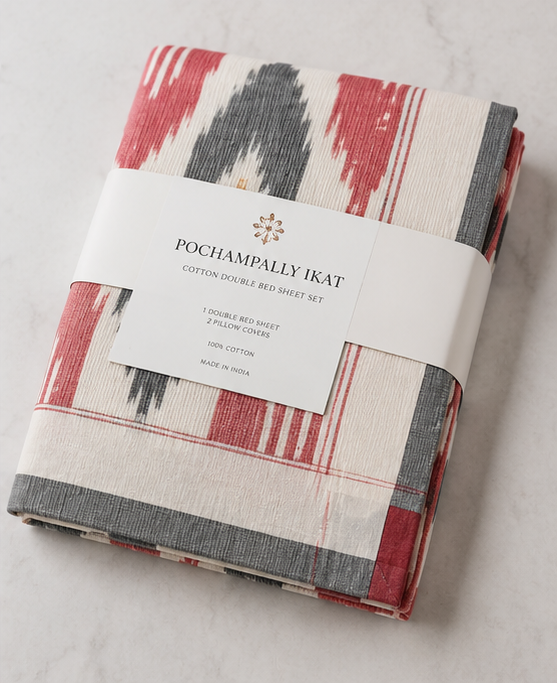 Pochampally Handmade Bed Sheets - Image 4