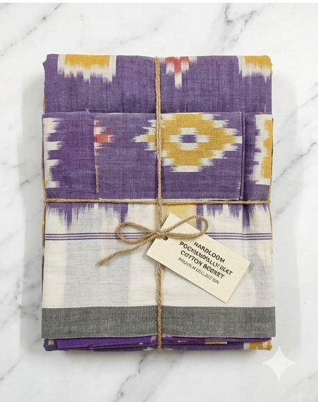 Pochampally Handmade Bed Sheets - Image 4