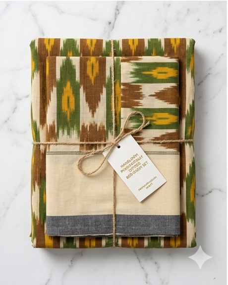Pochampally Handmade Bed Sheets - Image 4